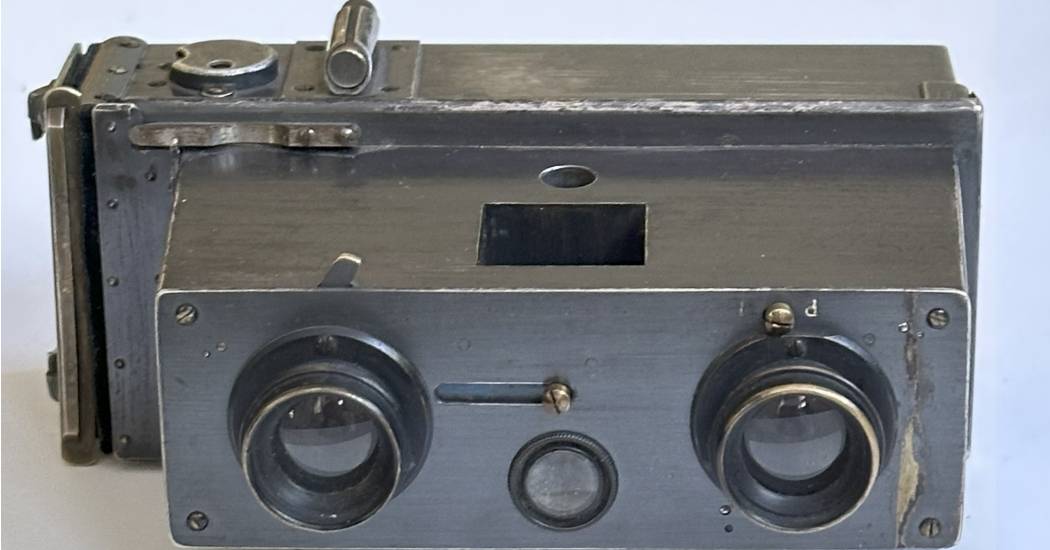 Egy kis sztereo technika I. – a Verascope 4,7 x 10,7 cm-es fényképezőgép