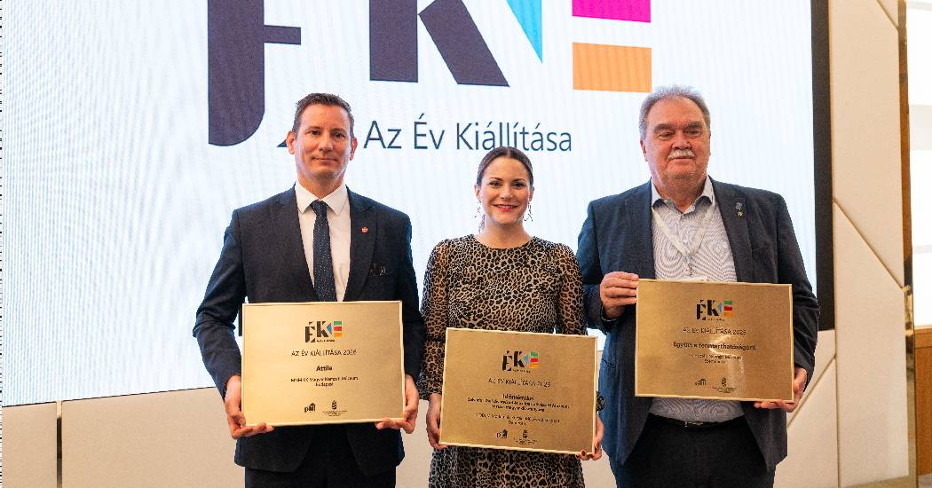 Az Év Kiállítása díj nyertesei 2026-ban az Attila, az Együtt a fenntarthatóságért és az Időmimikri című tárlatok